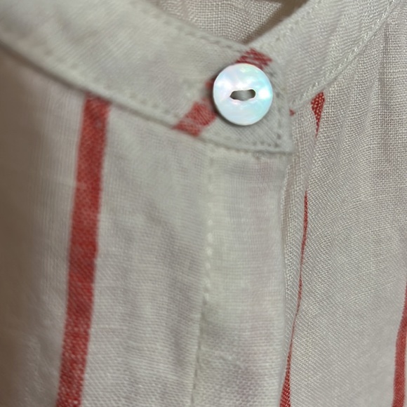 100% Linen C&C California sleeveless top size M - Picture 2 of 3